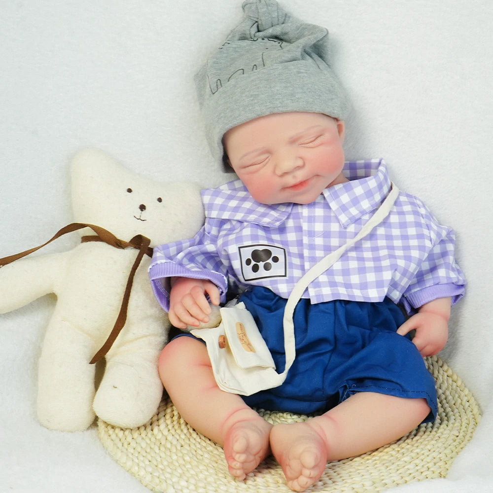 Lonian 19 Inch 48 Cm Full Silicone Reborn Doll